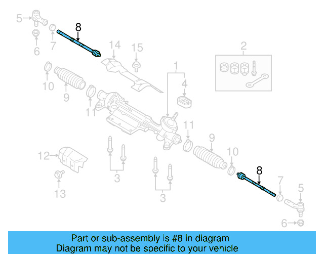 Tie Rod 1K0-423-810-A - View 9