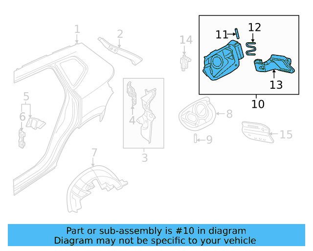 Fuel Door 2GJ-809-857-B-9B9 - View 3