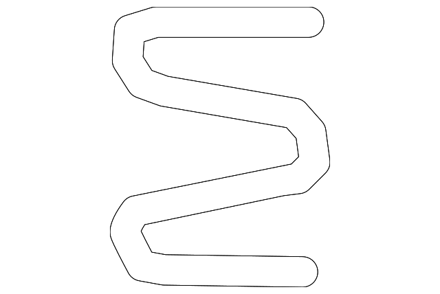 Fuel Door Spring 5GE-809-931 - View 2