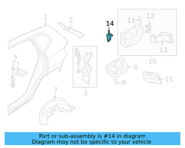 Lock Actuator 80A-862-159-A - View 7