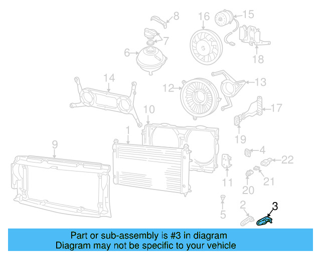 Radiator Rear Bracket 701-121-634-A - View 3