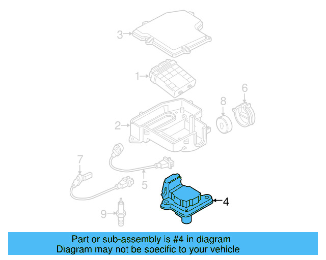 Direct Ignition Coil 06A-905-115-D - View 9