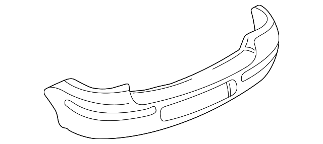 Bumper Cover (Unpainted) 1e0807417agru - View 2