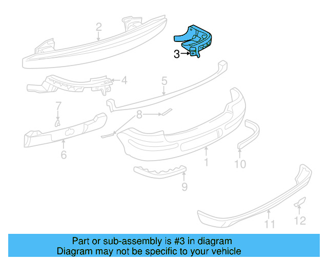 Guide Bracket 1E0-807-394 - View 3