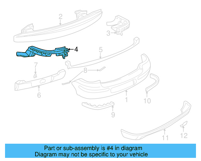 Insert Panel Reinforced Plate 1E0-807-851 - View 5