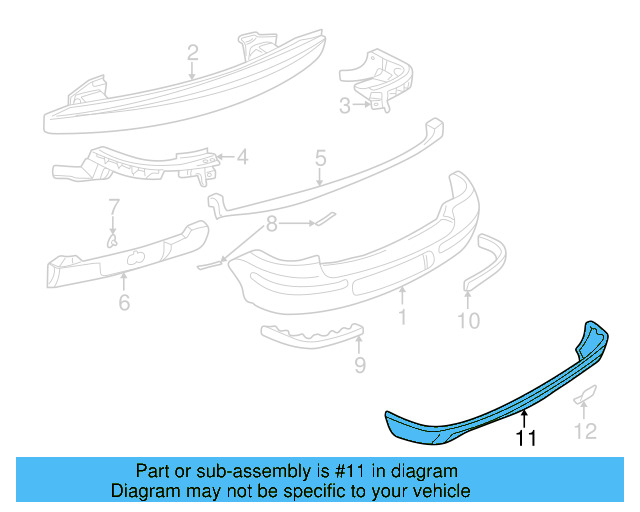 Spoiler 1E0-807-521-B41 - View 3