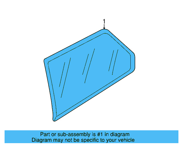 Quarter Glass 5GM-845-042-A-NVB - View 3