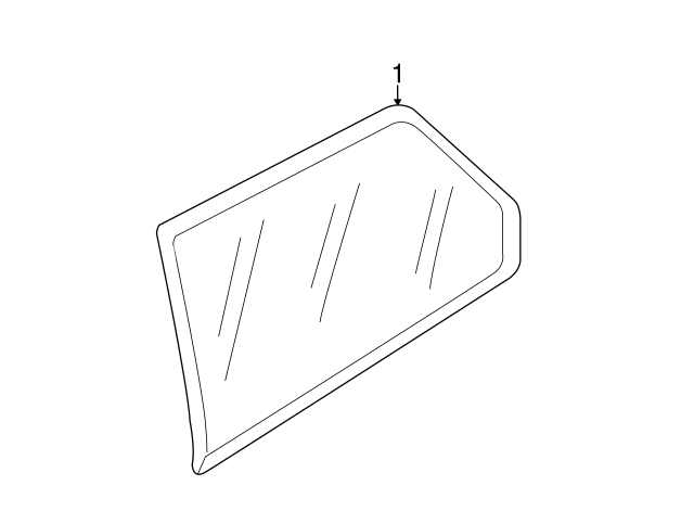 Quarter Glass 5GM-845-042-A-NVB - View 2