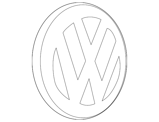 Hatch Emblem 1E0-853-675-739 - View 2