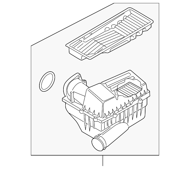 Air Cleaner Assembly 3C0-129-607-BD - View 2