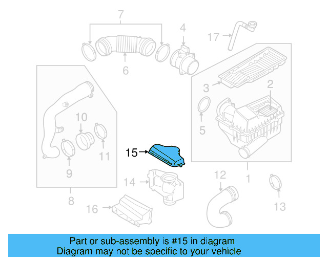 Inlet Cover 1K0-805-965-E-9B9 - View 4