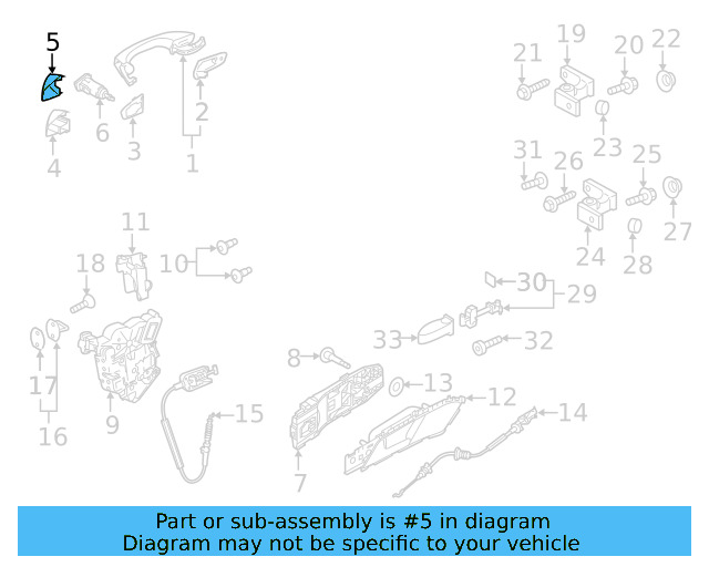 Cap (Unpainted) 5gm837879agru - View 3