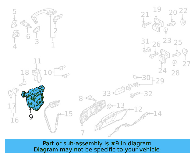 Lock Actuator 5GM-837-016-C - View 12