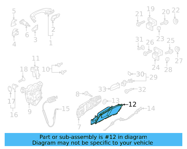 Handle, Inside 5G1-837-114-A-UBN - View 9