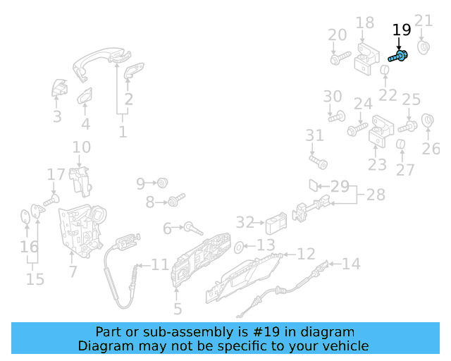 Upper Hinge Mount Bolt N-912-056-02 - View 41