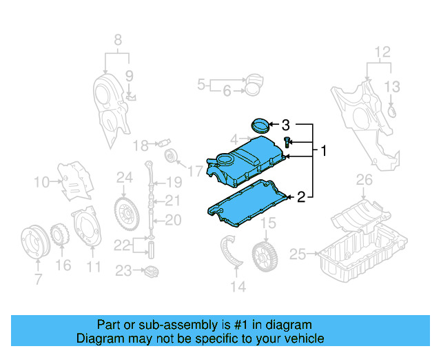 Valve Cover 038-103-469-E - View 11
