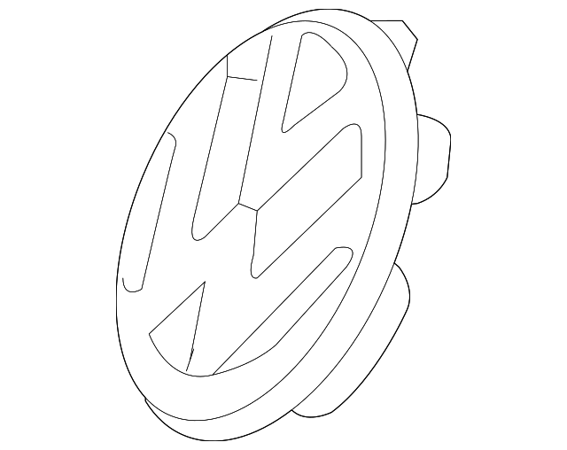 Emblem 1T0-853-601-A-FDY - View 5