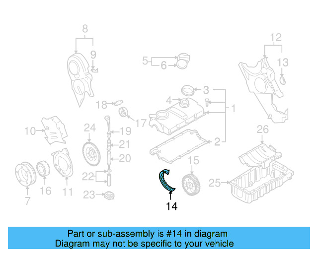 Timing Belt 038-109-119-M - View 9