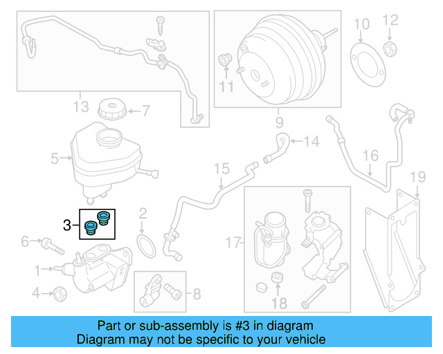 Master Cylinder Plug 4M0-611-817 - View 28