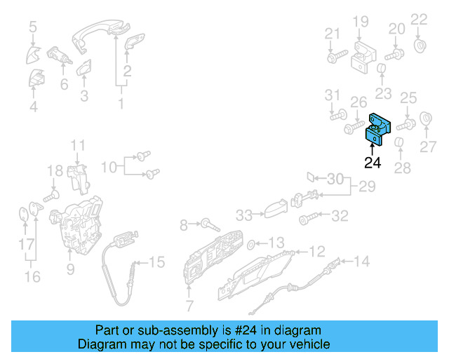 Door Hinge 8K0-831-401-D - View 59