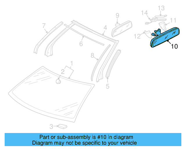 Mirror Inside 3C0-857-511-J-9B9 - View 25