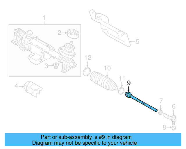 Inner Tie Rod 561-423-810 - View 17