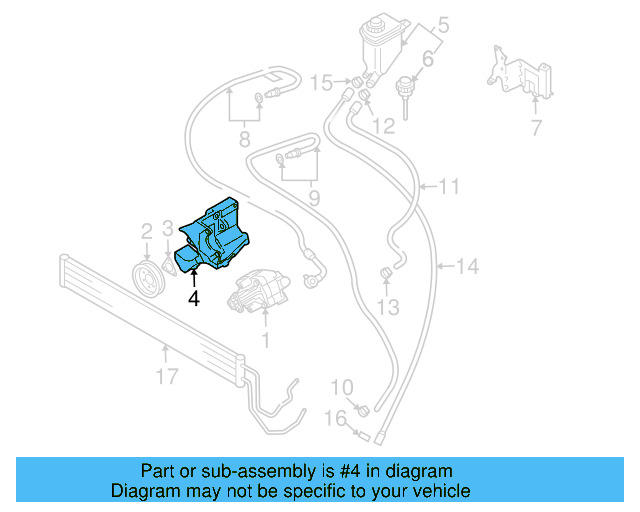 Alternator Bracket 077-260-885-M - View 3