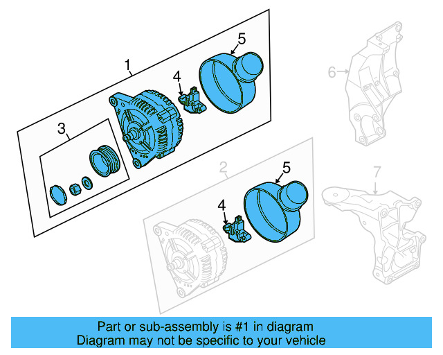 Alternator 059-903-018-X - View 9