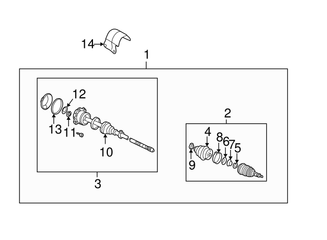 Drive Shaft Snap Ring 321-407-287 - View 2