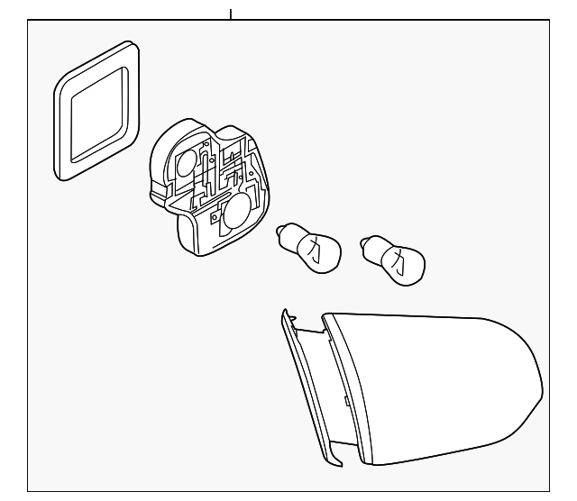 Backup Lamp Assembly 5K0-945-094-AA - View 10