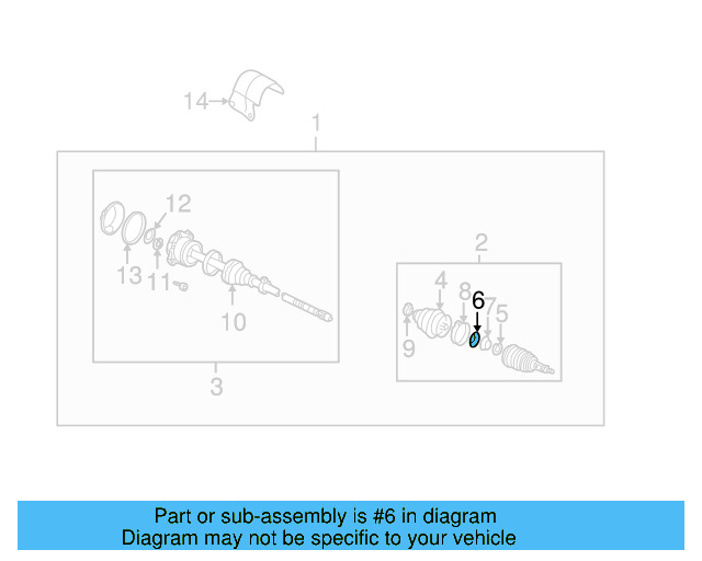 Drive Shaft Snap Ring 321-407-287 - View 3