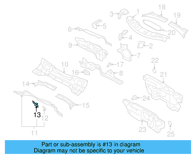 Gusset Support 5N0-971-360 - View 9