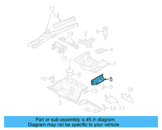 Floor Extension 8E0-802-092 - View 9