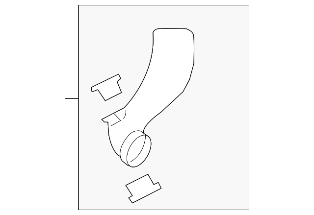 Engine Air Intake Hose 1C0-129-622-F - View 7