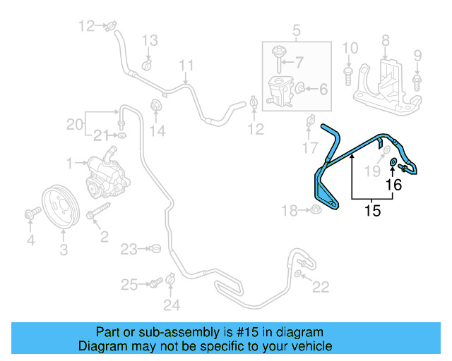 Return Hose 5C0422891J - View 5