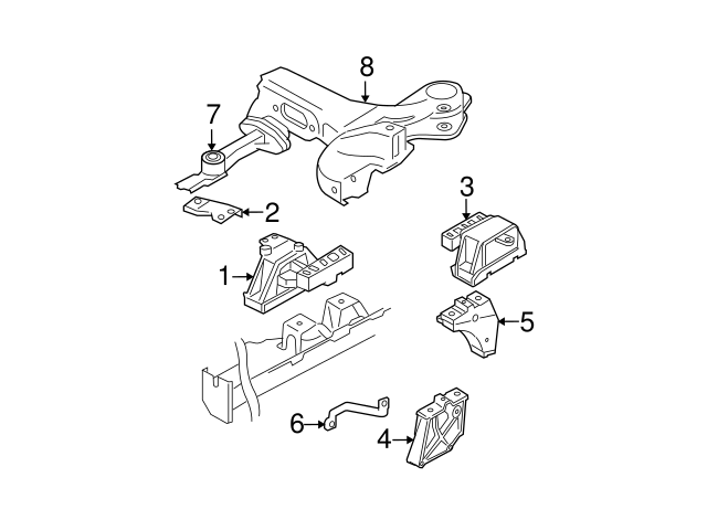 Mount 1J0-199-262-DA - View 18