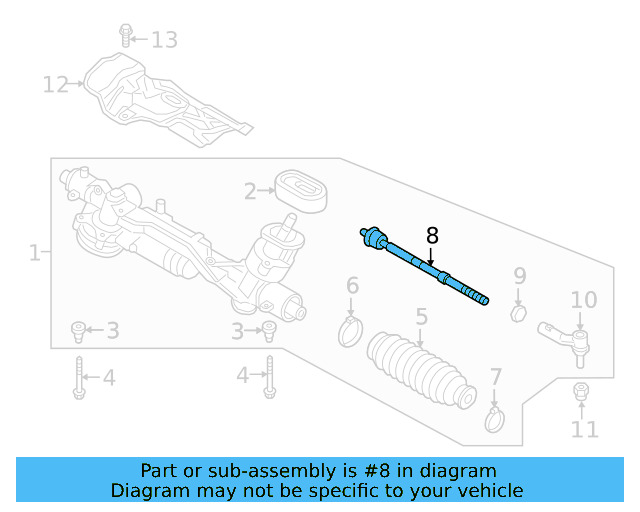 Inner Tie Rod 3QF-423-810-C - View 4