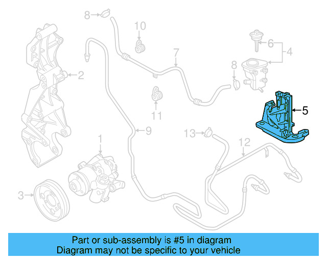 Bracket 5C0-422-166-H - View 12
