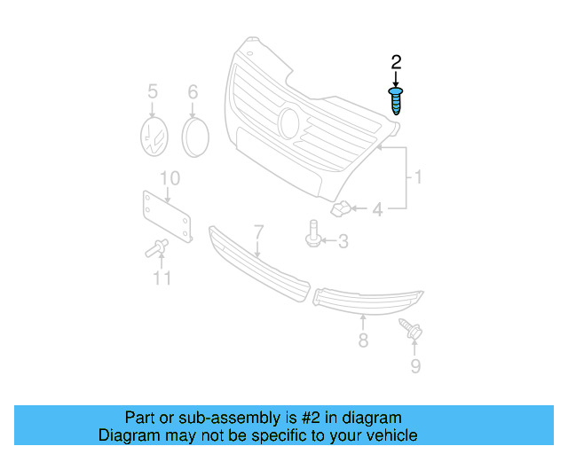 Wheel Opening Molding Screw N-910-907-01 - View 51