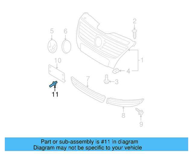 Bumper Cover Clip N-038-549-1 - View 17
