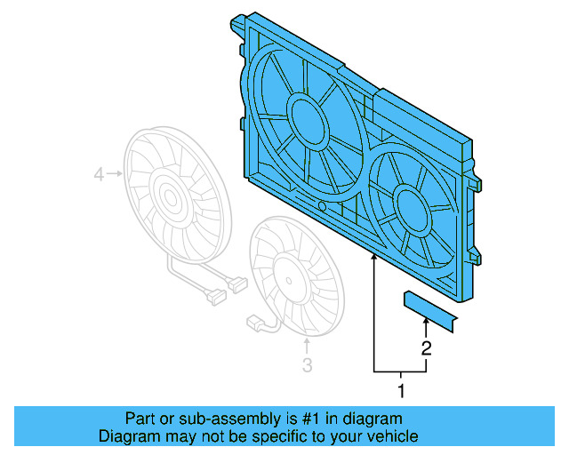 Shroud 1K0-121-205-AJ - View 36