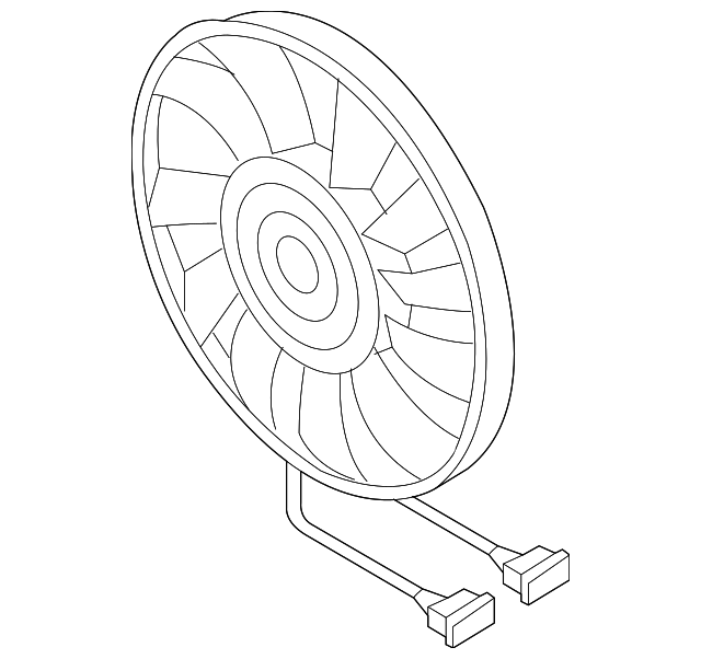 Fan & Motor 1K0-959-455-EA - View 17