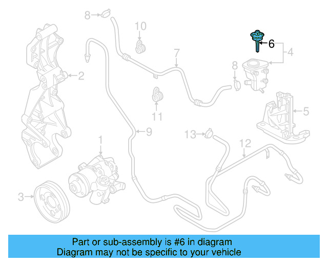 Reservoir Hose Clamp N-906-869-02 - View 88