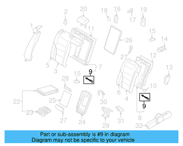 Child Seat Bracket 1K0-813-545-H - View 23