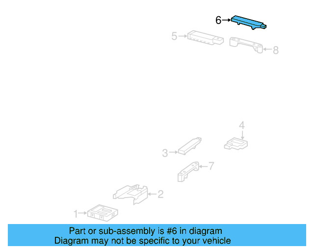 Antenna Holder 5K0-962-283 - View 8