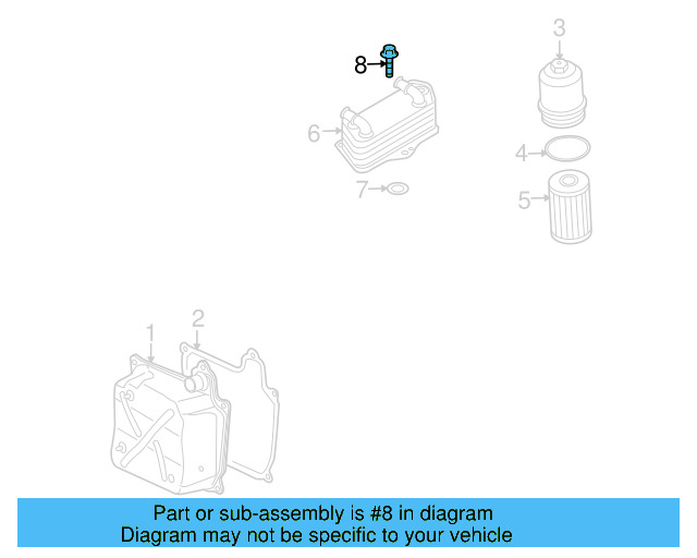 Oil Cooler Mount Bolt N-909-861-02 - View 26