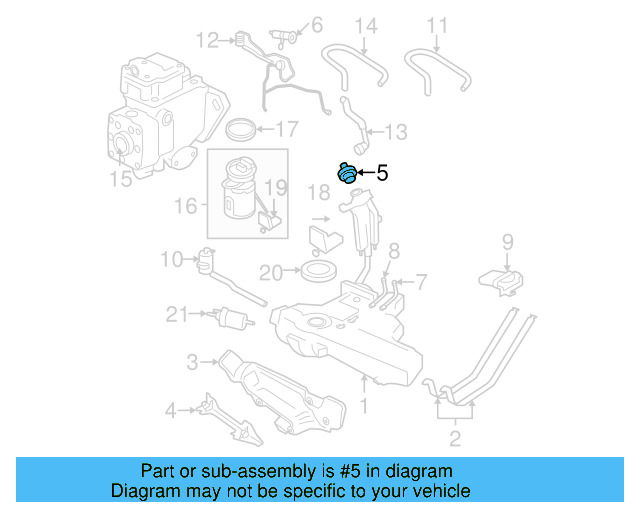 Cap 1J0-201-553-A - View 17