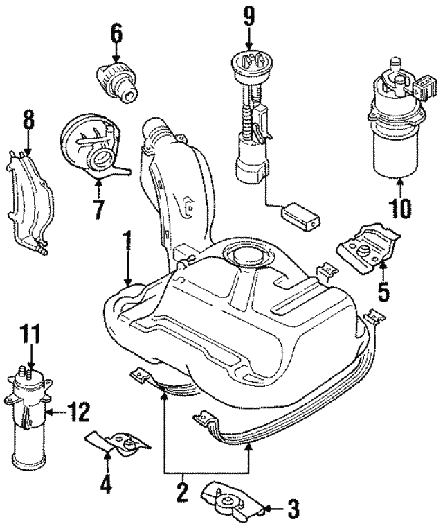 Vapor Canister 1HM-201-801-B - View 2