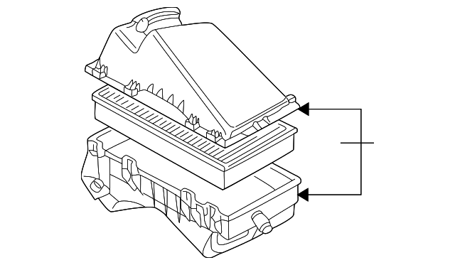 Air Cleaner Assembly 1C0-129-607-D