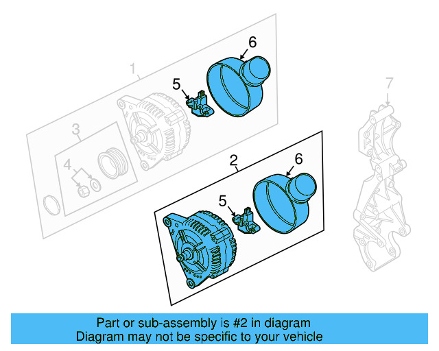 Alternator 07C-903-018-X - View 9